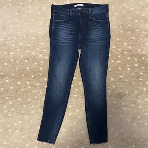 Whetherly Dark Blue Ankle Jeans Size 6/28